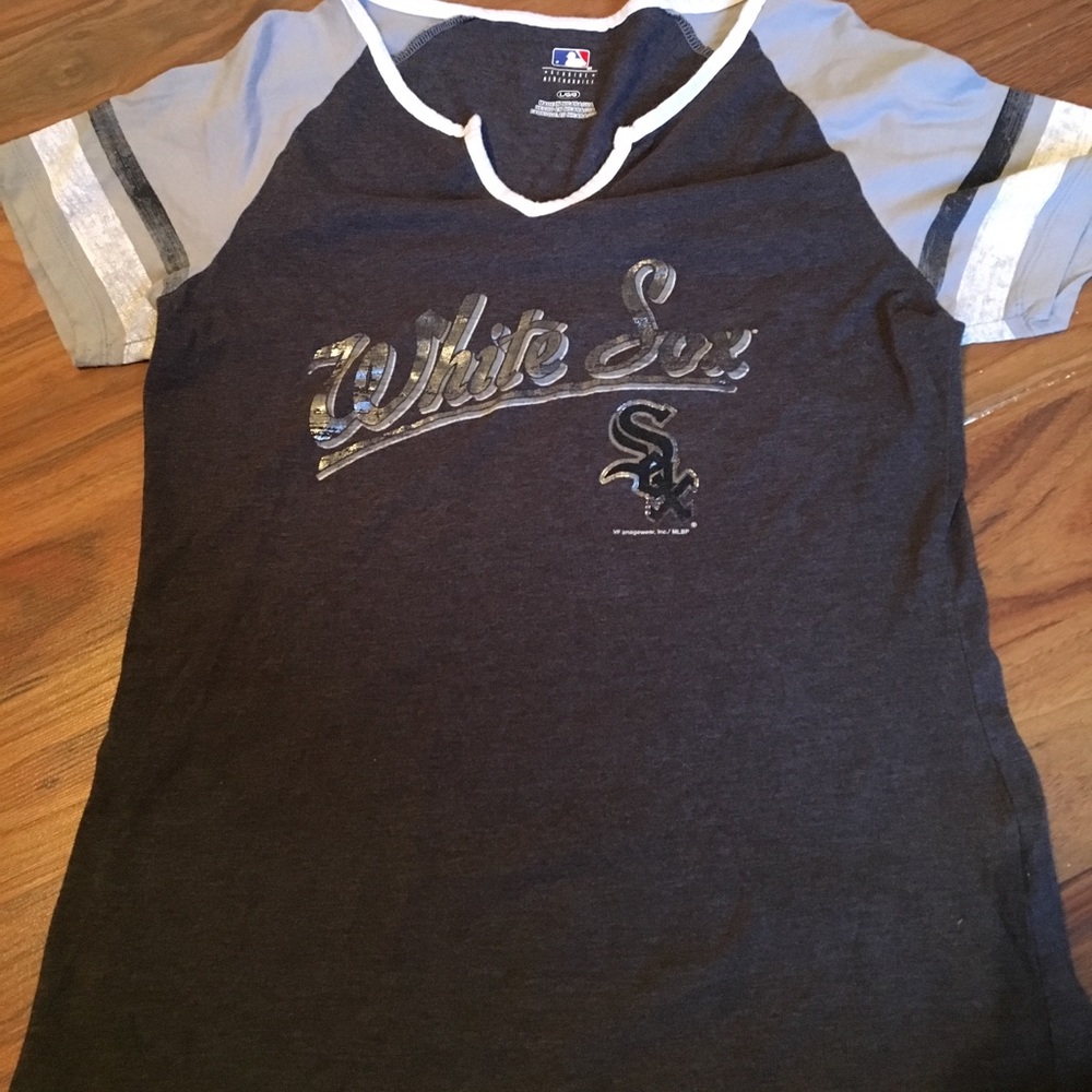 Large, White Sox, Shirt